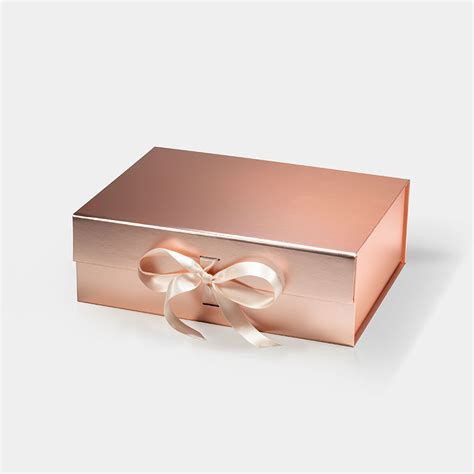 rose gold metallic gift boxes|Popular Rose Gold Gift Boxes .